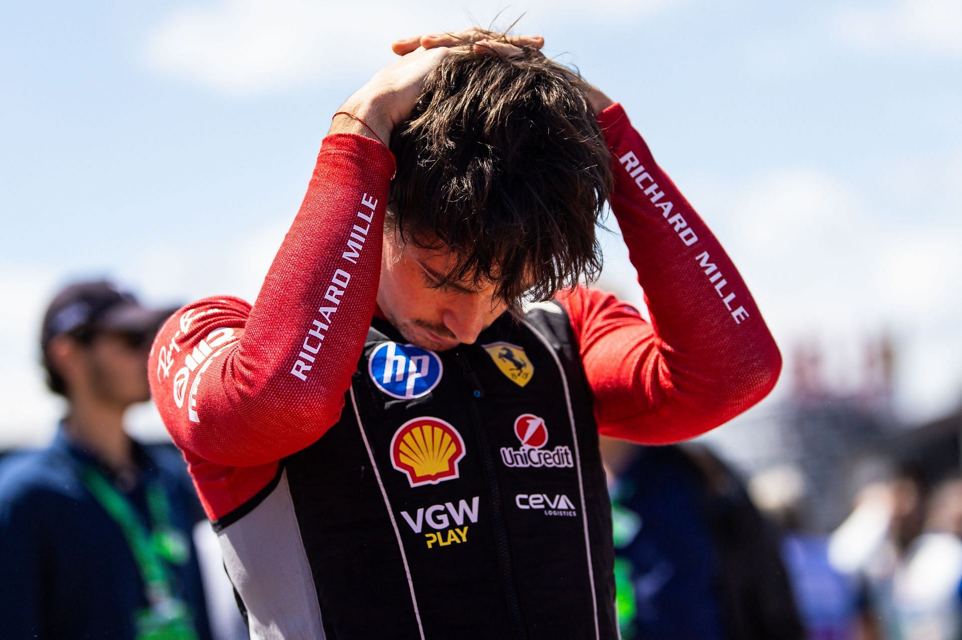 Charles Leclerc at F1 Grand Prix of Emilia-Romagna - Source: Getty